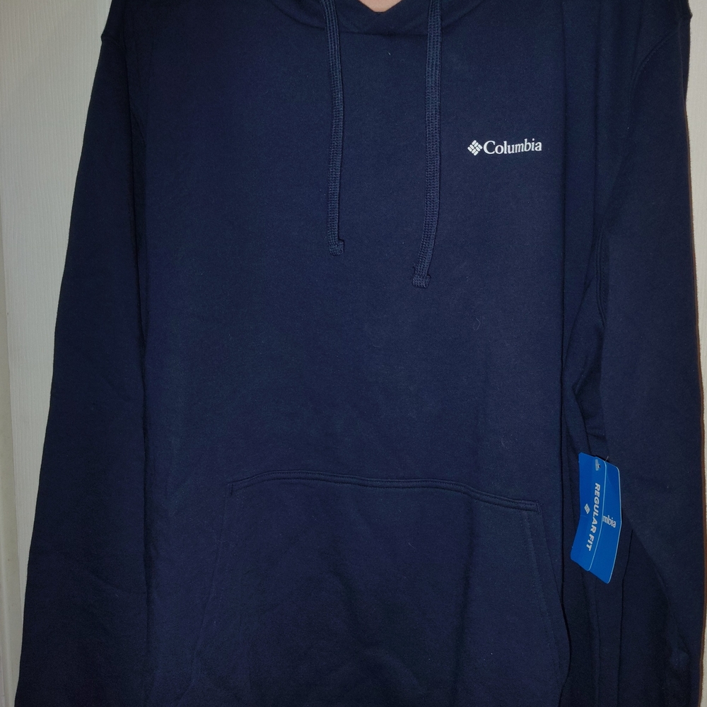 Columbia Navy Blue Pullover Hoodie XXL NWOT